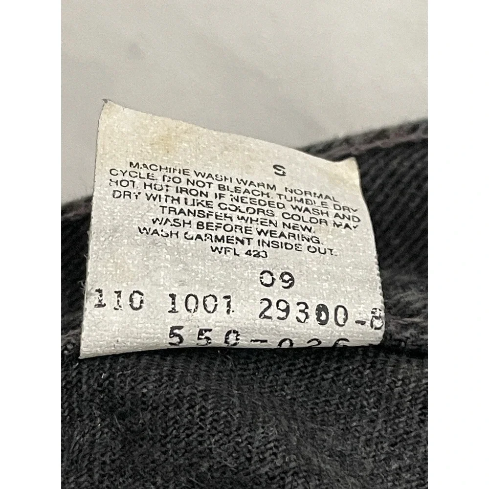 Vintage Levis Men's‎ 550 Denim Jeans 40x30 Black Made in USA 90s